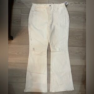 Madewell The Perfect Vintage Flare Jean White Size 31 Flare Leg
